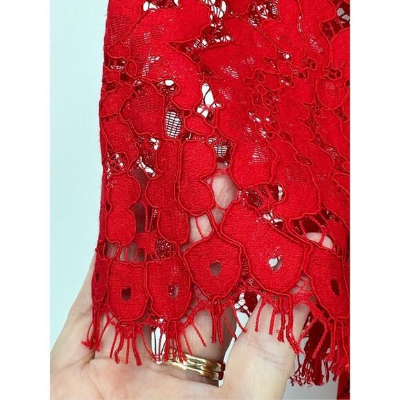Finity NWT red lacy dress size 6 - Picture 4 of 9